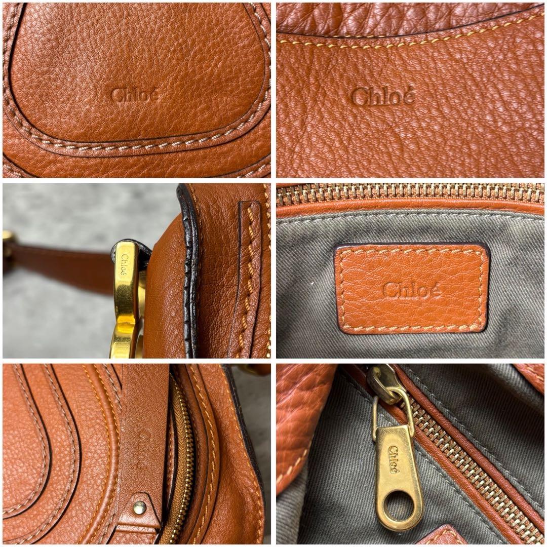 美品✨クロエ マーシー シボ革 レザー ミニショルダーバッグ 斜め掛け