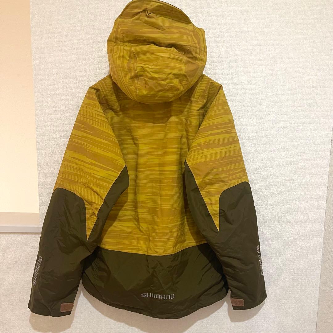 【極美品】SHIMANO ドライシールド フィッシングウェア 防寒防水 刺繍ロゴ