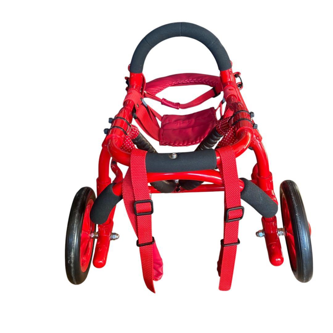 美品　犬の車椅子 中型犬用　顎乗せ6〜8キロ用　足長系用　歩行器　軽量