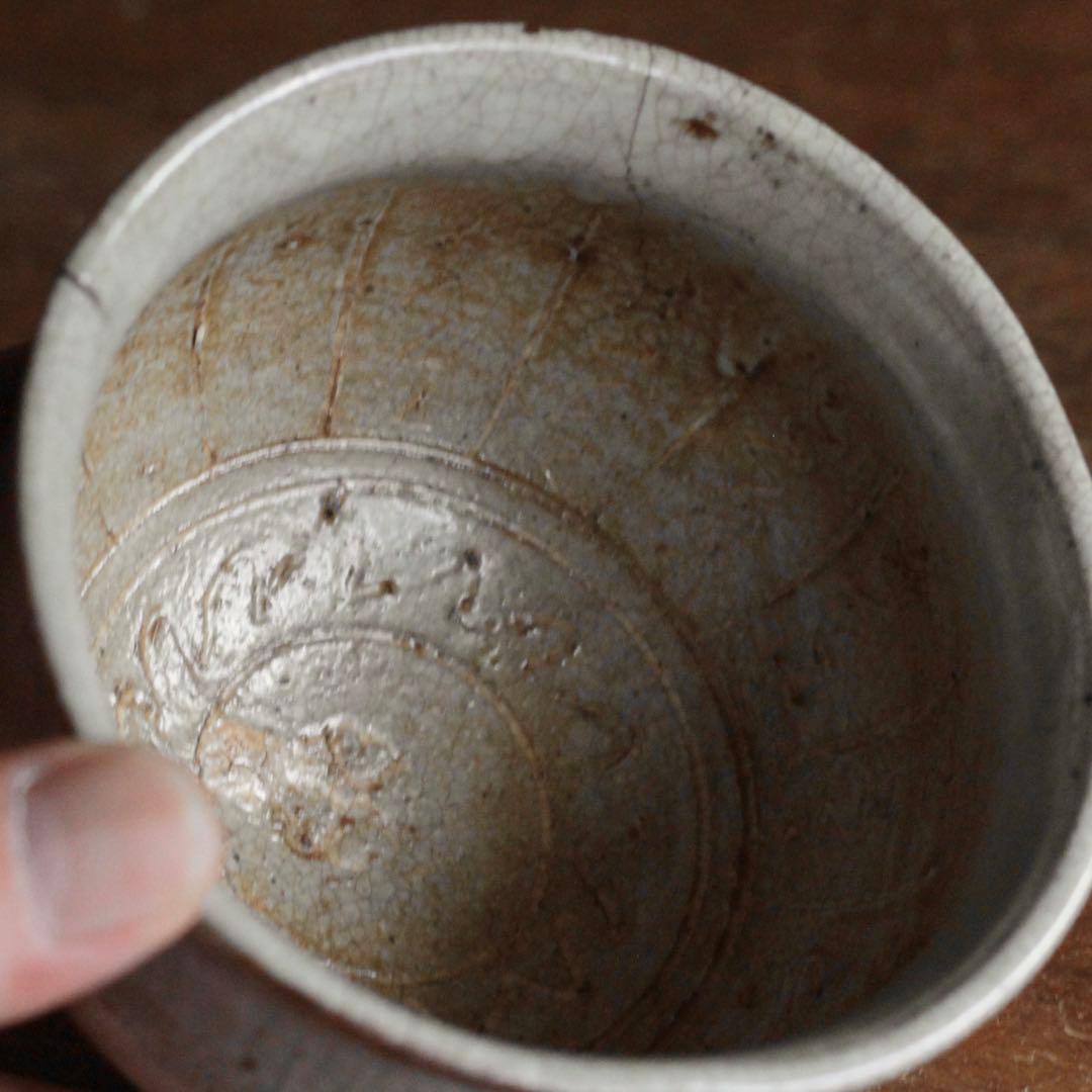 白象嵌 茶碗 茶道具 古美術 古道具 アンティーク 江戸後期〜明治初頭