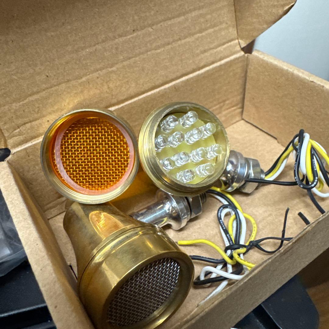 Psyclone ブラス削り出しホーンウインカー　４個セット