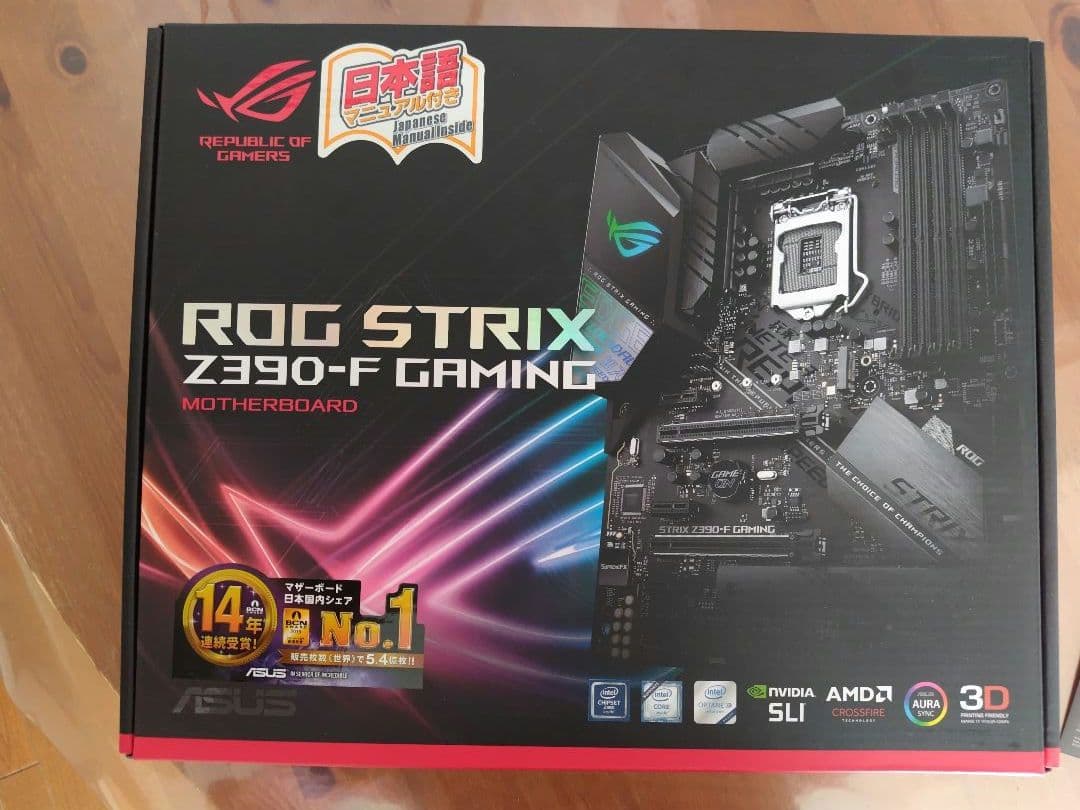 ASUS ROG STRIX Z390-F GAMING 本体、CPU他セット