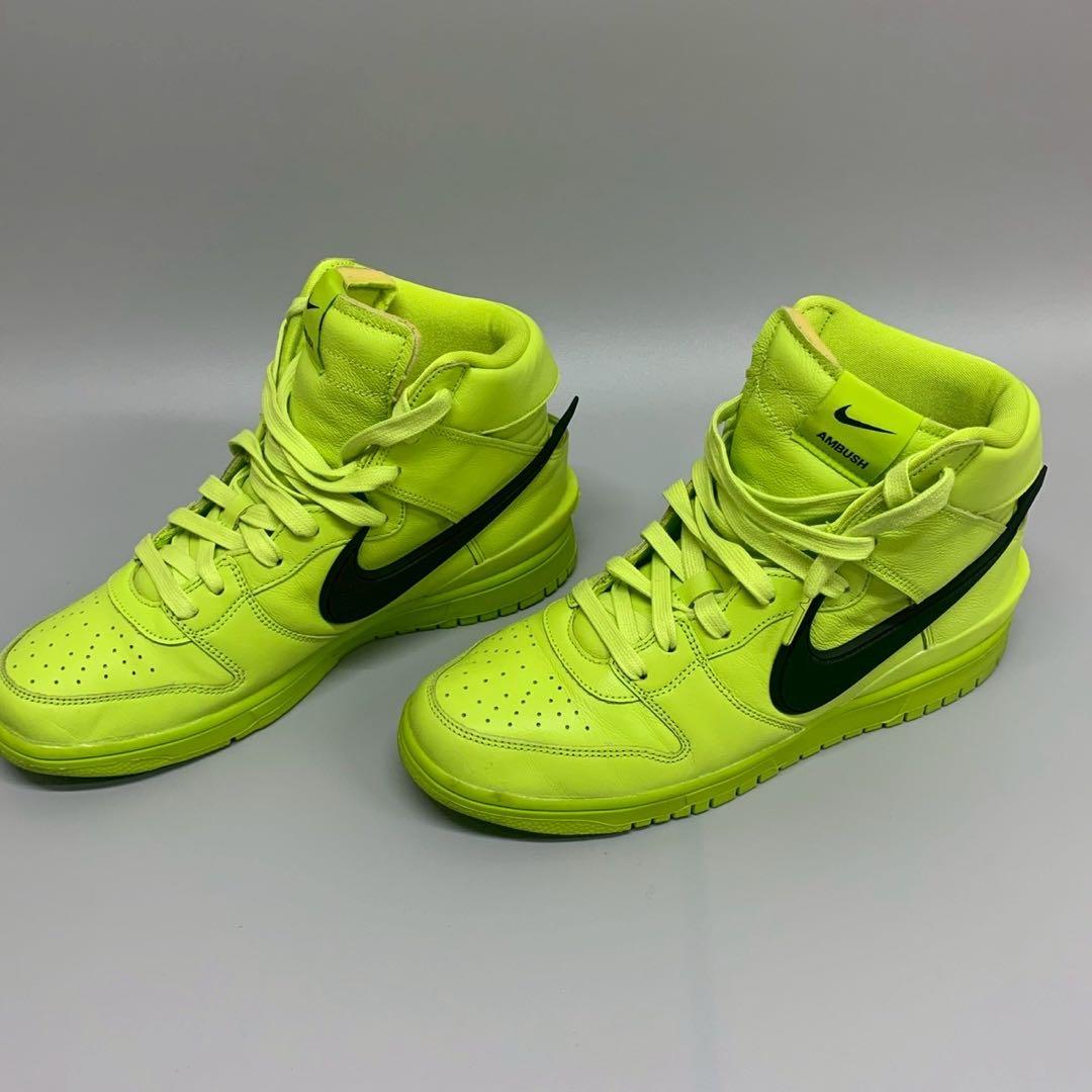 美品 NIKE AMBUSH DUNK HIGH アトミックグリーン3回着用