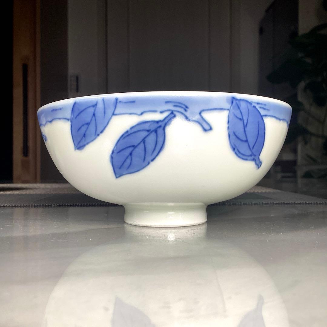 美濃焼　庫山窯　染付　ご飯茶碗　5客