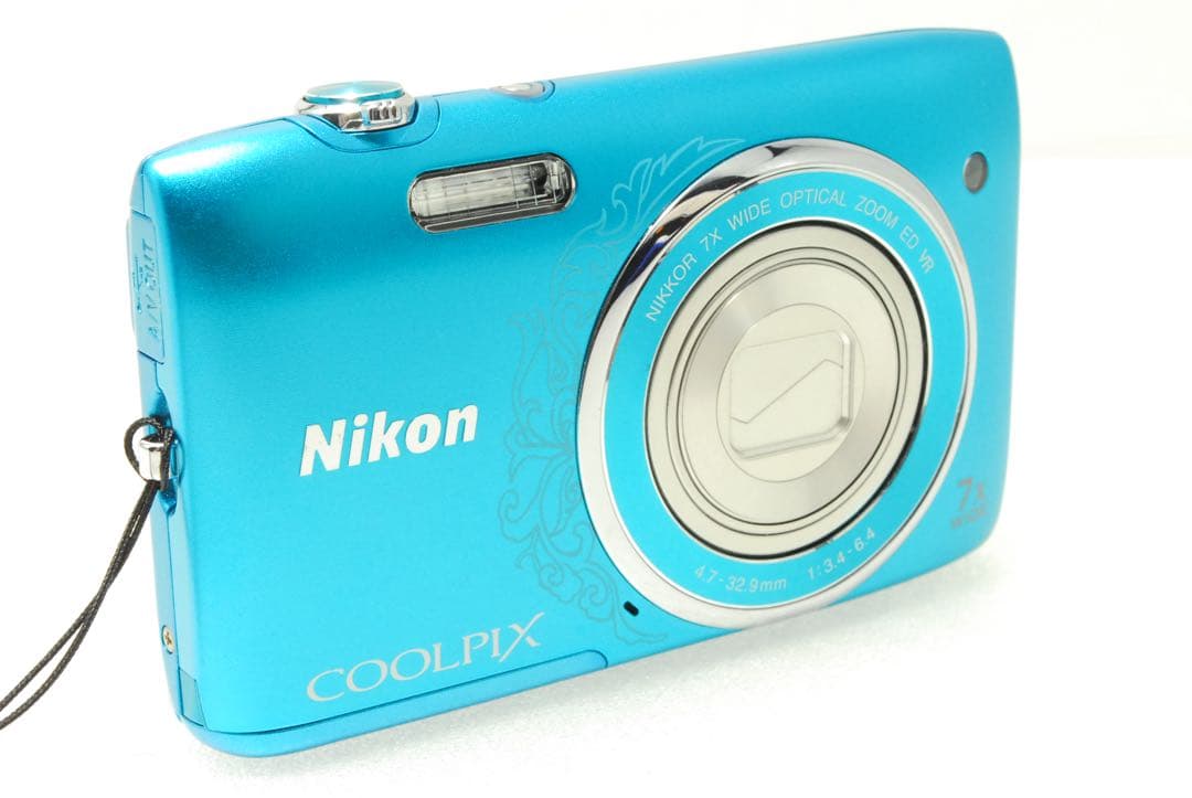 Nikon COOLPIX S3500 ❤️スマホ転送 動作確認済 ブルー ニコン