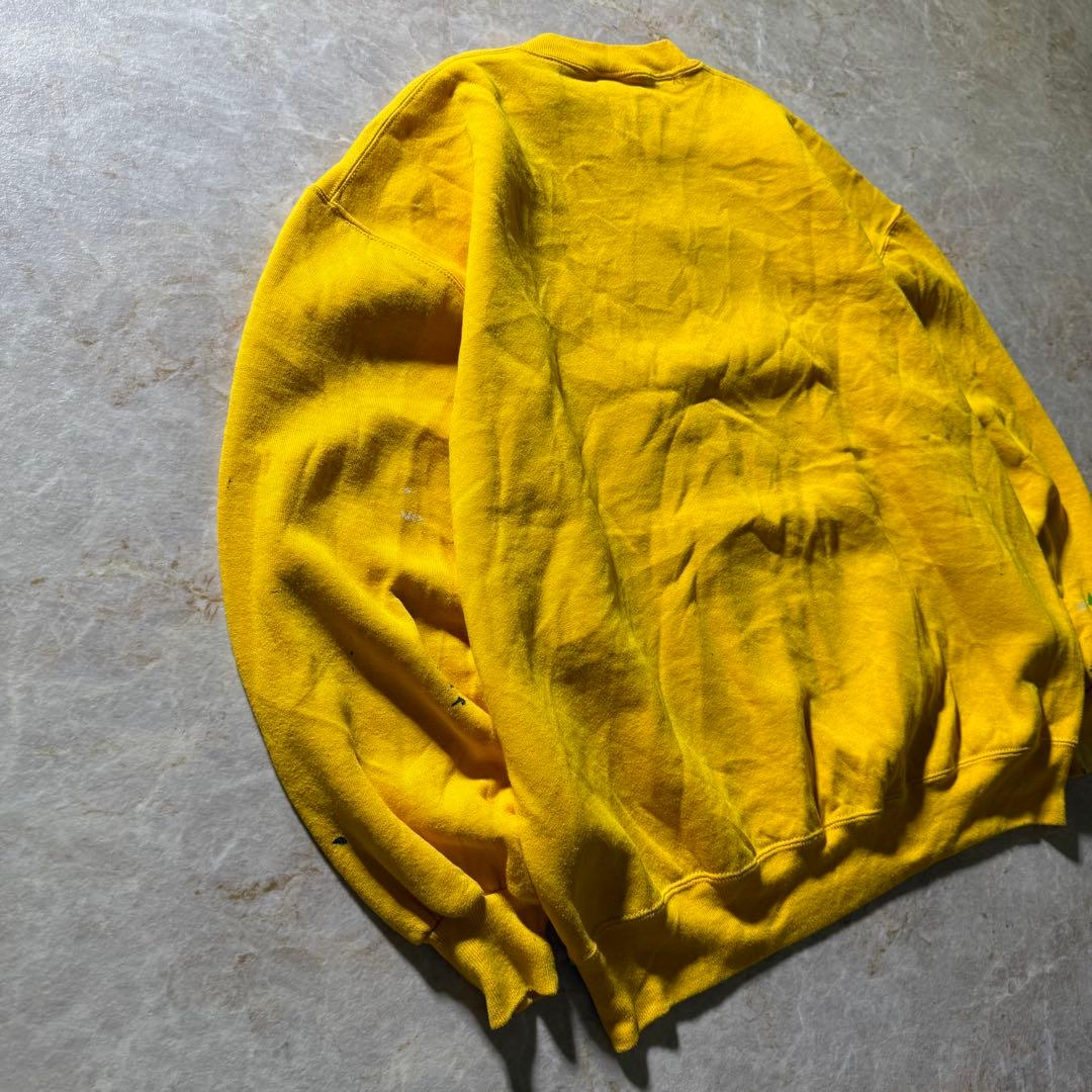 RUSSELL ATHLETICプリントスウェットUSA製古着ペンキ一点物希少