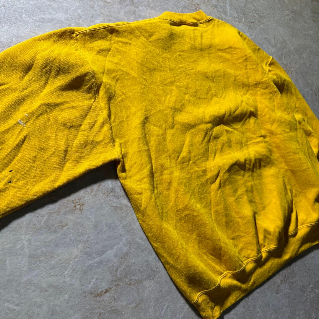 RUSSELL ATHLETICプリントスウェットUSA製古着ペンキ一点物希少