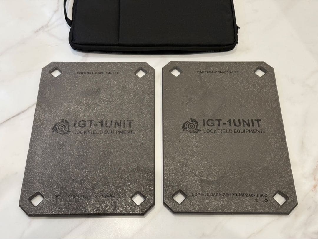 LFE IGT-1UNIT プレート 2枚セット！アシノプレート付き、ケース付き