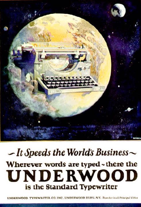 Underwood社製　タイプライター　1920年代