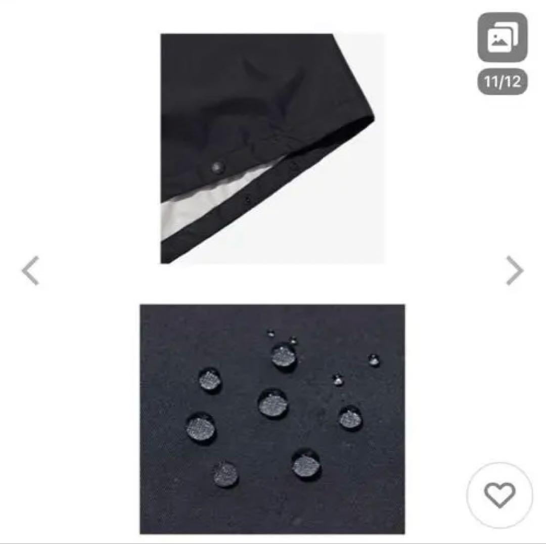 ザ・ノースフェイスNP12332 レインポンチョ　アクセスポンチョ　ブラック