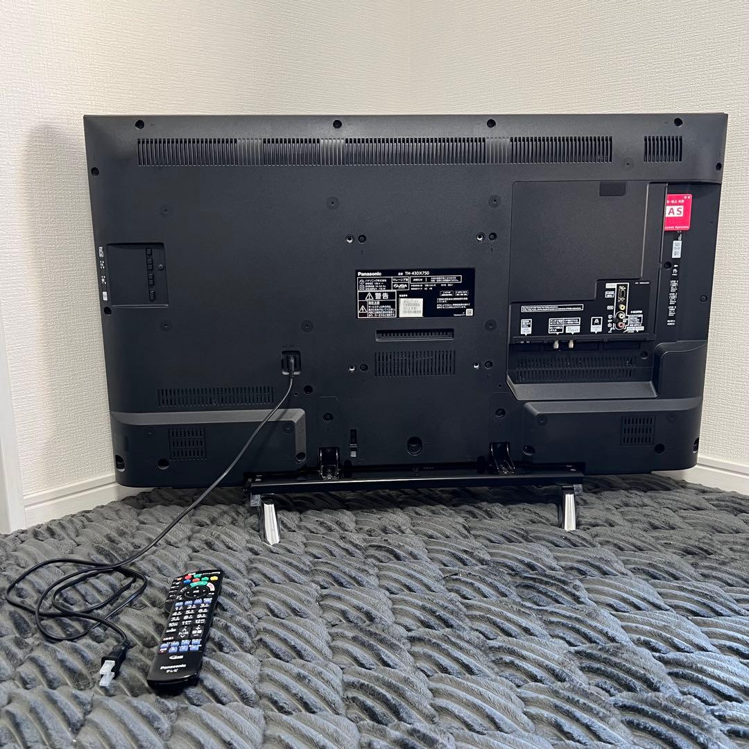 【美品】パナソニック4K液晶テレビ TH-43DX750