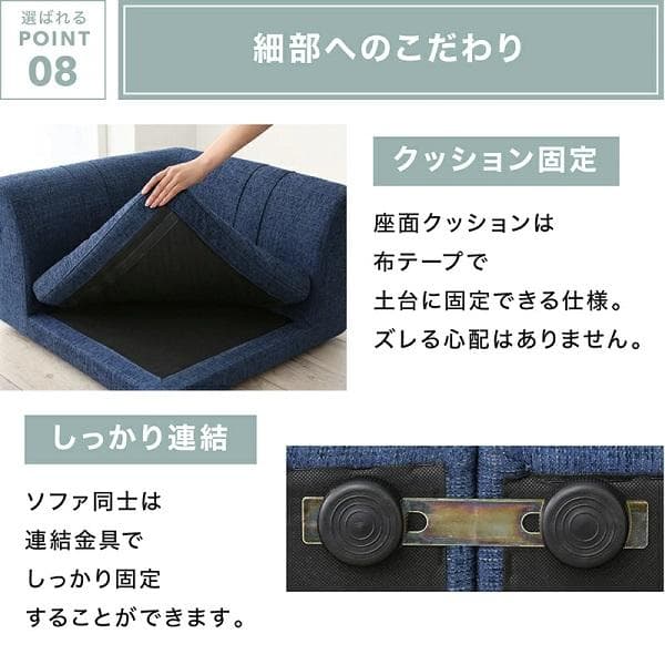 ③4人掛け コーナーソファー フロアソファ 4点セット こたつソファ 高級感