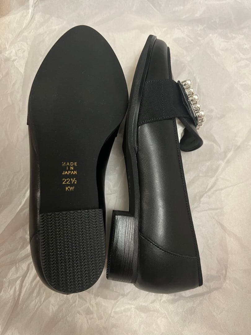 【新品・未使用】DIANA ローファー　パール　黒