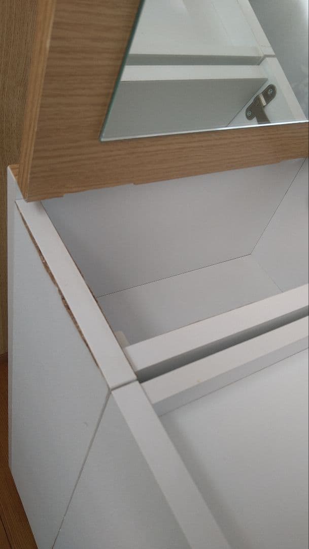 キャスター付き コスメワゴン 化粧台 ドレッサー 収納 大容量