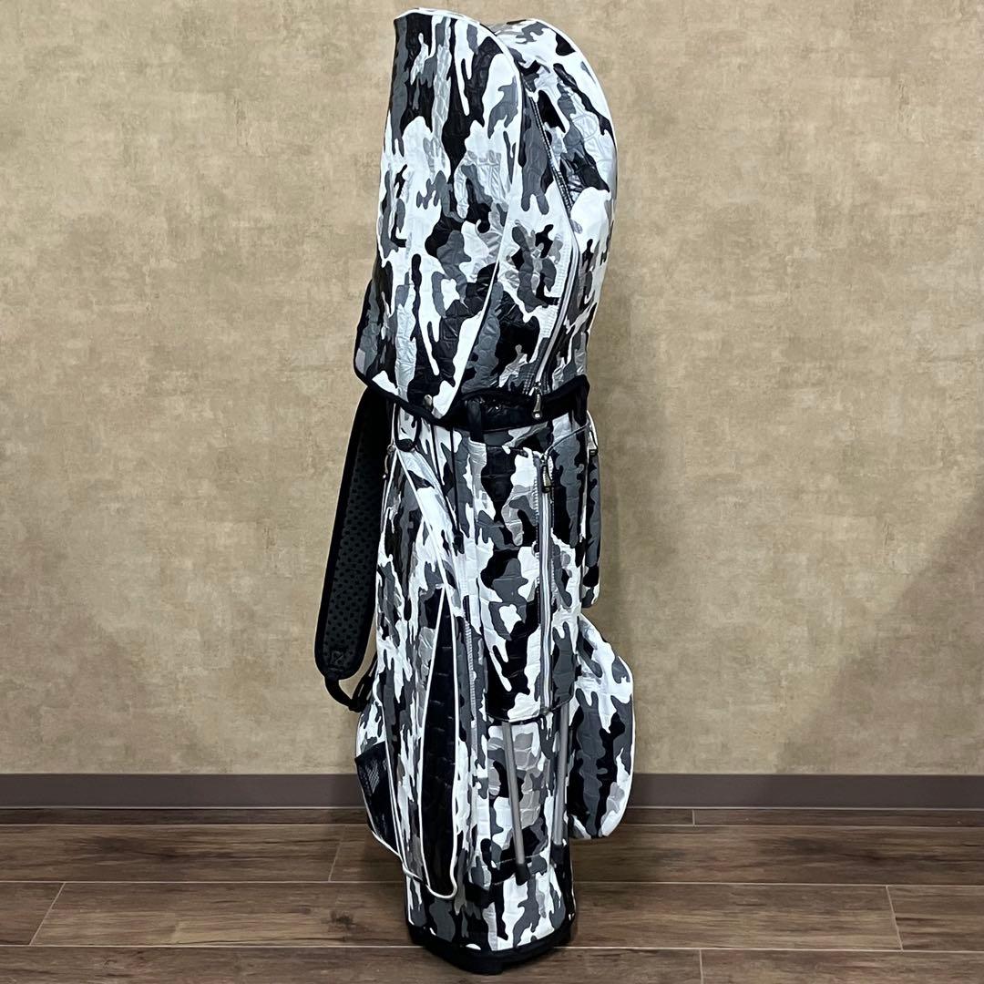 美品 OUUL オウル スタンド キャディバッグ アリゲーター カモ 9.5型