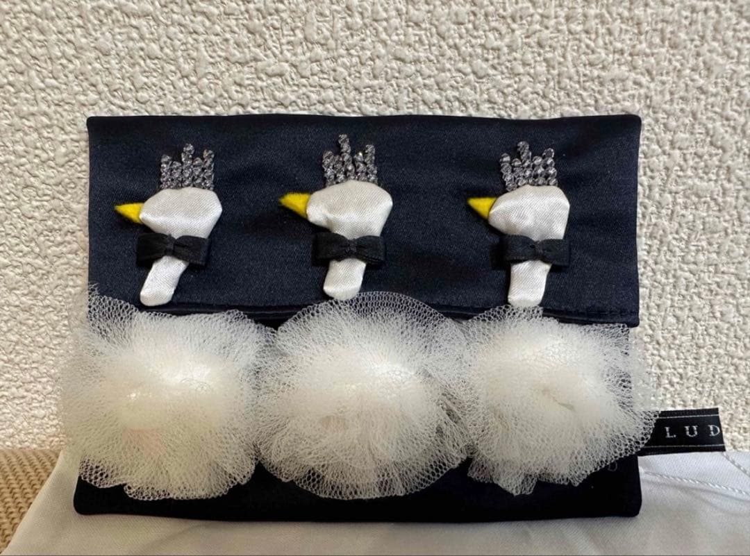 LUDLOW ティッシュケース　SWAN ラドロー　スワン　未使用品