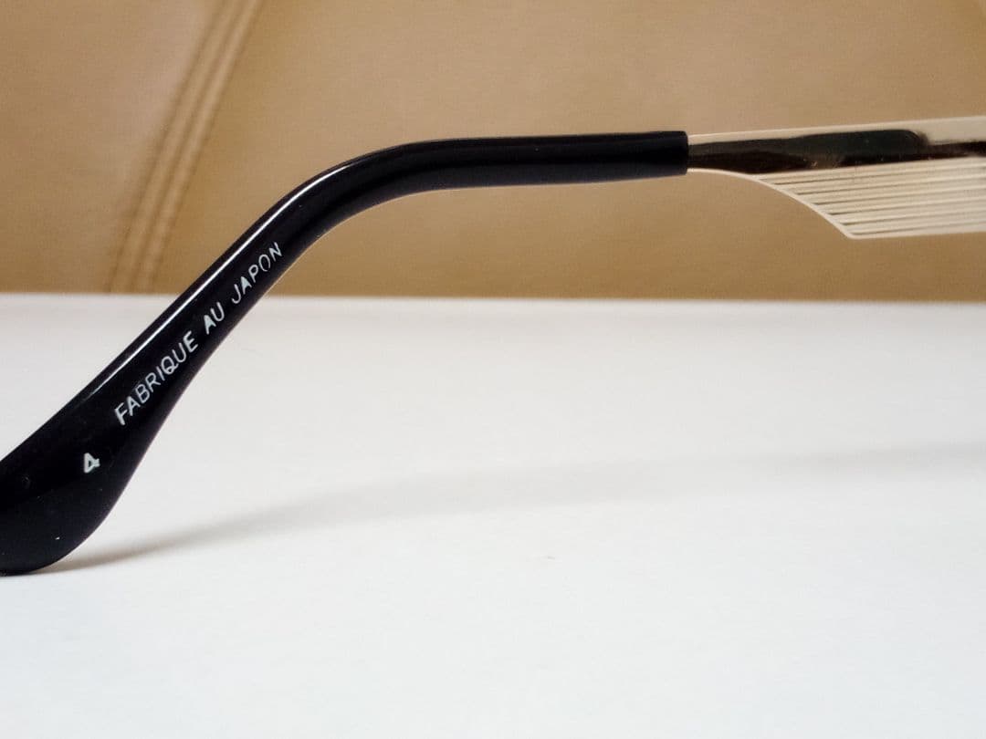 ビンテージ　サンローラン眼鏡フレーム（グレー）58サイズ