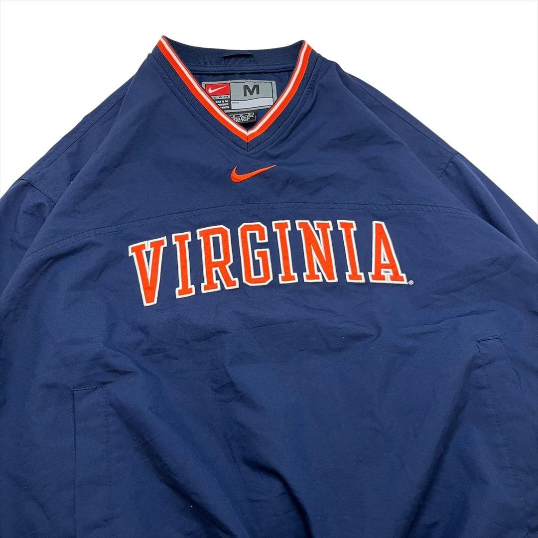 NIKE バージニア カレッジロゴ プルオーバー ピステ 古着 メンズ M