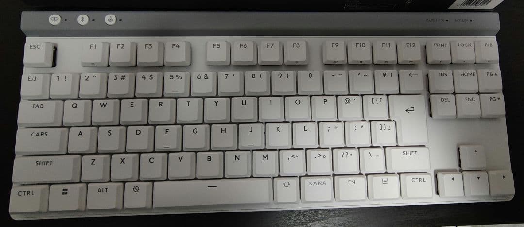 Logicool G515 TKL ホワイト リニア 赤軸