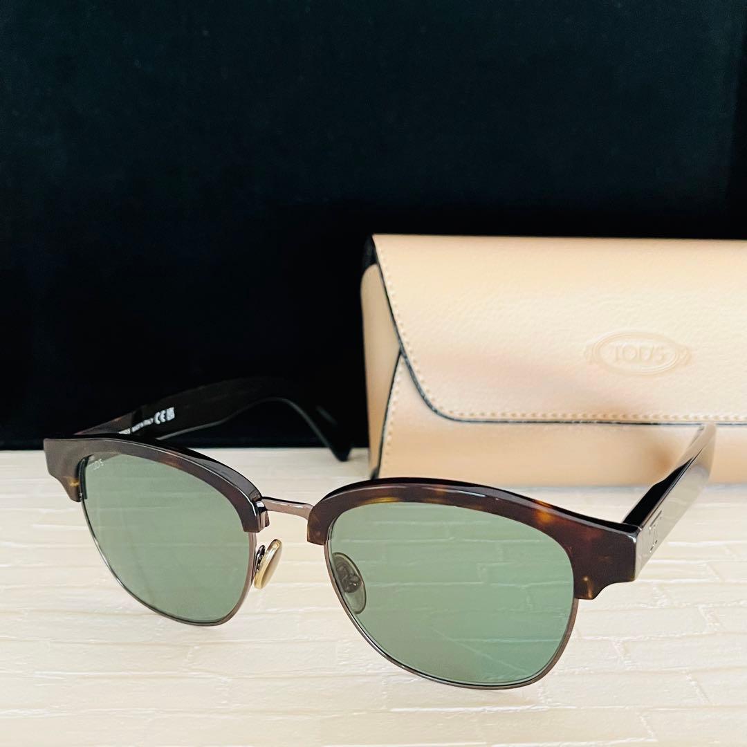 ちゃみ 　美品 TOD'S べっ甲調 サングラス 眼鏡 めがね