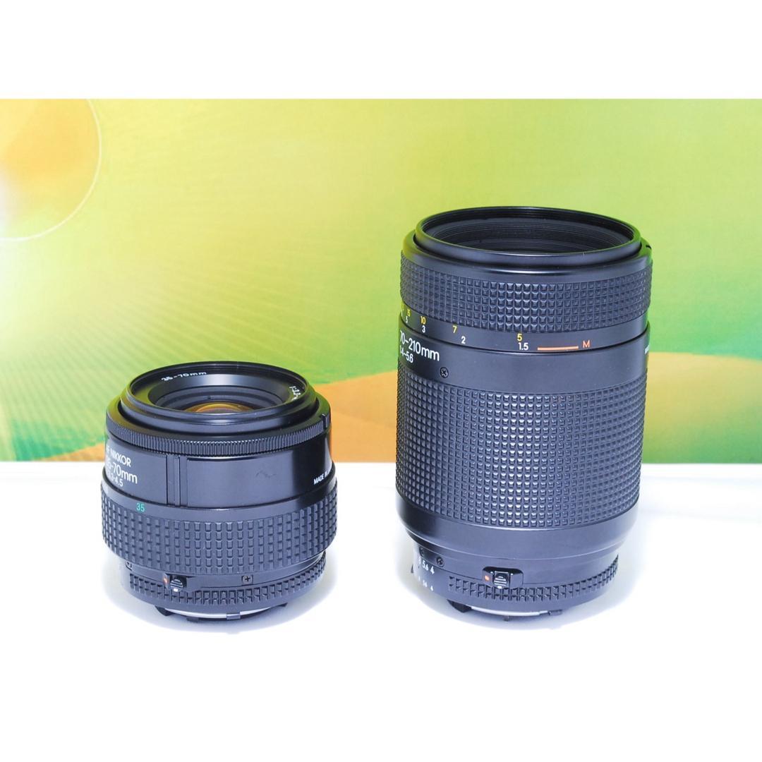 付属品多数✨Nikon D70 ダブルレンズ レトロかわいい CFカード付き