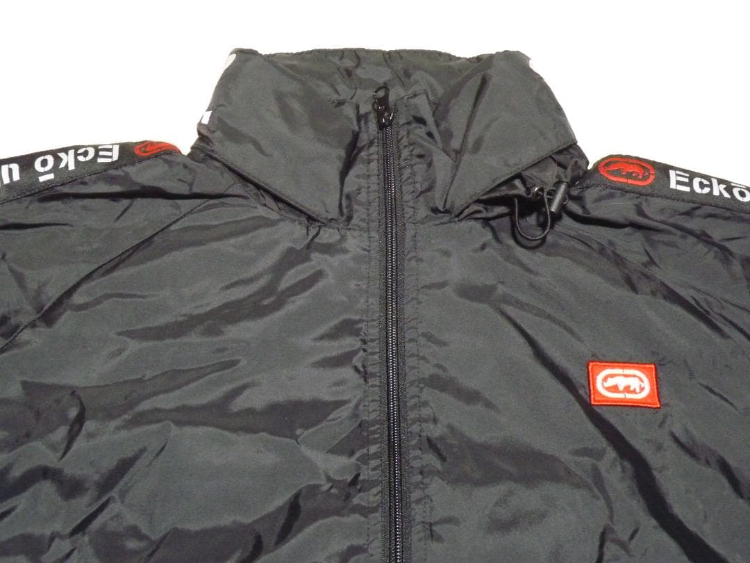 エコーアンリミテッド　ナイロンジャケット　セットアップ　ブラック　上下L