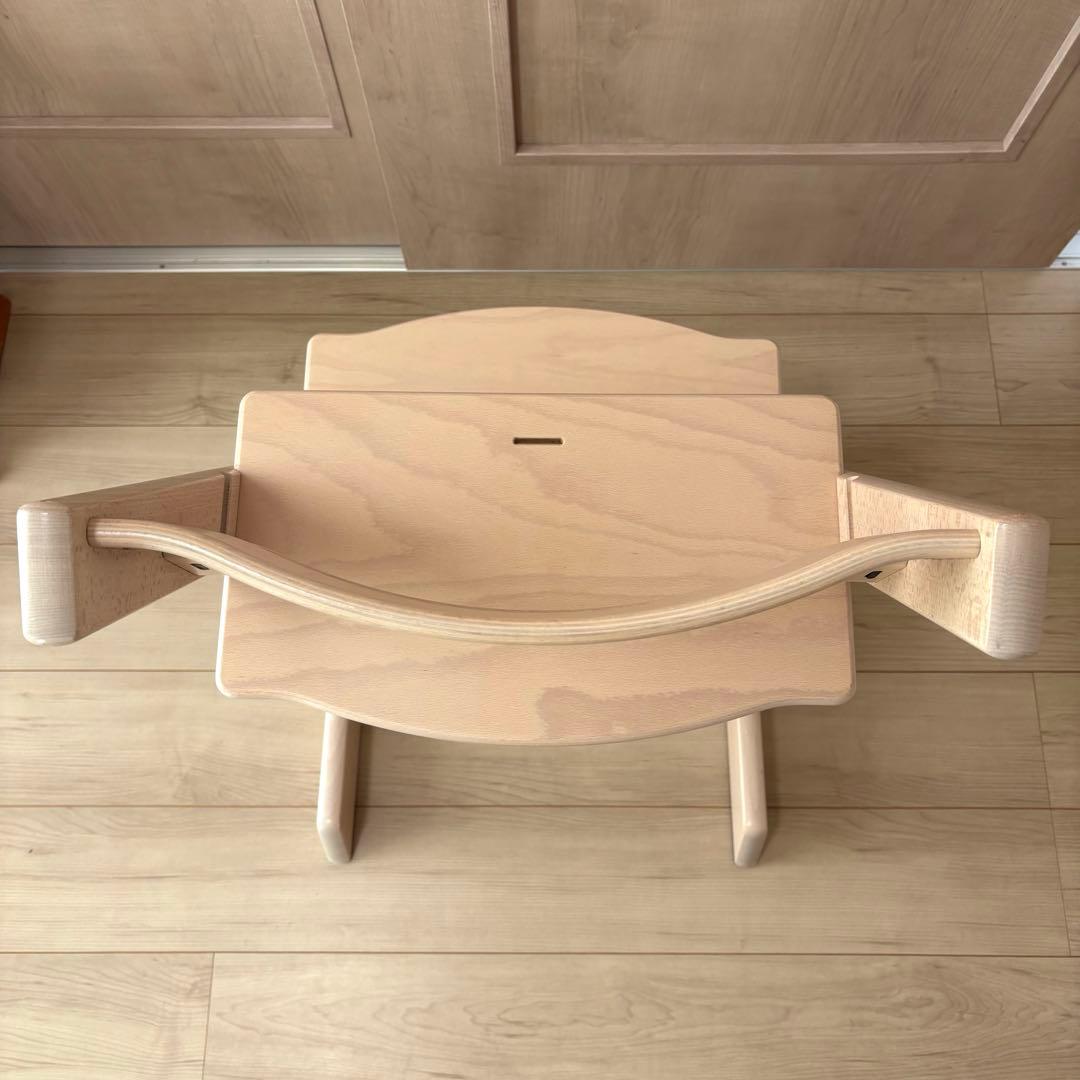 極美品‼︎ストッケ トリップトラップ ホワイトウォッシュ 新型 シリアルナンバー6