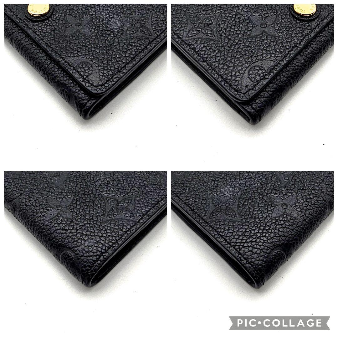 ルイヴィトン　アンヴェロップ　カルト　ドゥヴィジット　アンプラント　黒　B97