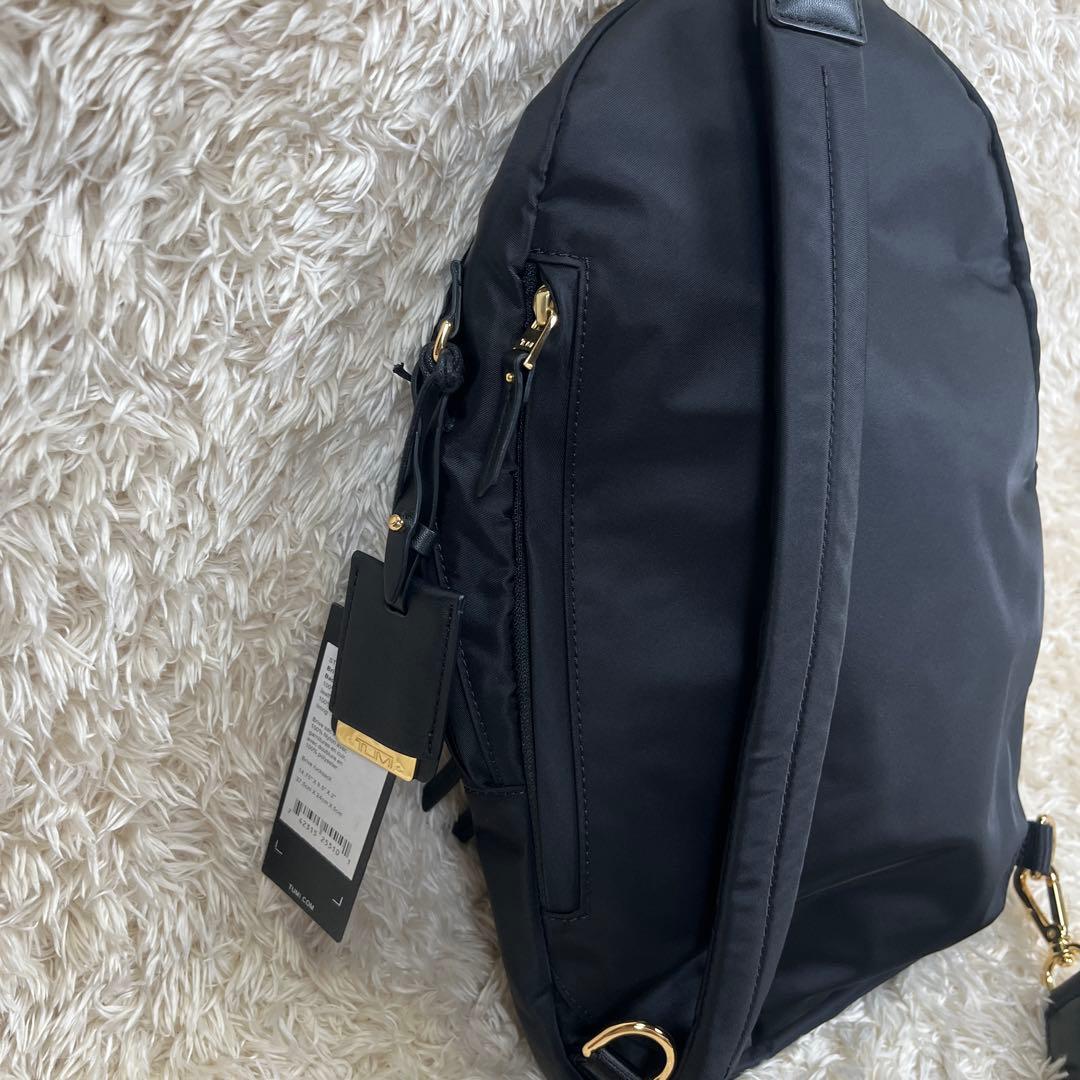 美品✨TUMI トゥミ　ナイロン　クロス　ボディバッグ　ゴールド金具