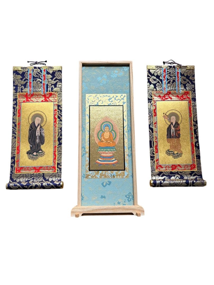 【特大セール中！】唐木仏壇・紫檀調 16号 本体+仏具セット