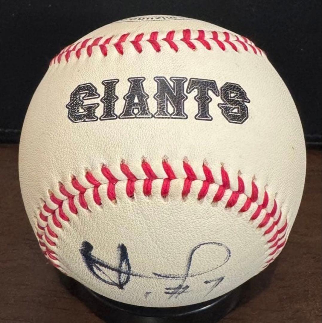 長野久義選手　ジャイアンツ　投げ入れ直筆サイン入り野球ボール