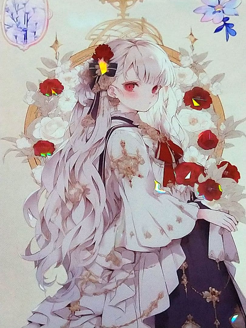 廃盤品✩J1064＃星雾莫允(贝壳光)切り売り海外人物マステ女の子AIマステ