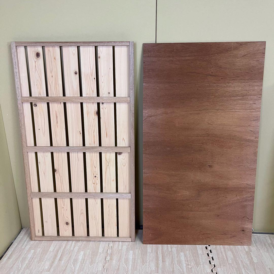 ☆除菌清掃済☆　超美品　日本製　サワベビー　ハイタイプ　すのこ床板　3面スライド