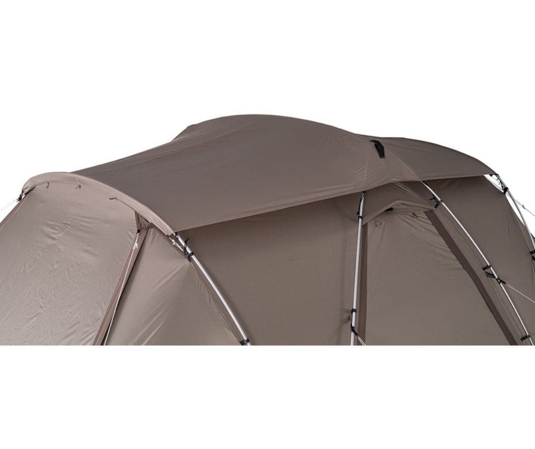 ランドネストシェルター本体、マットシートセット、ルーフシート、ポールセット。