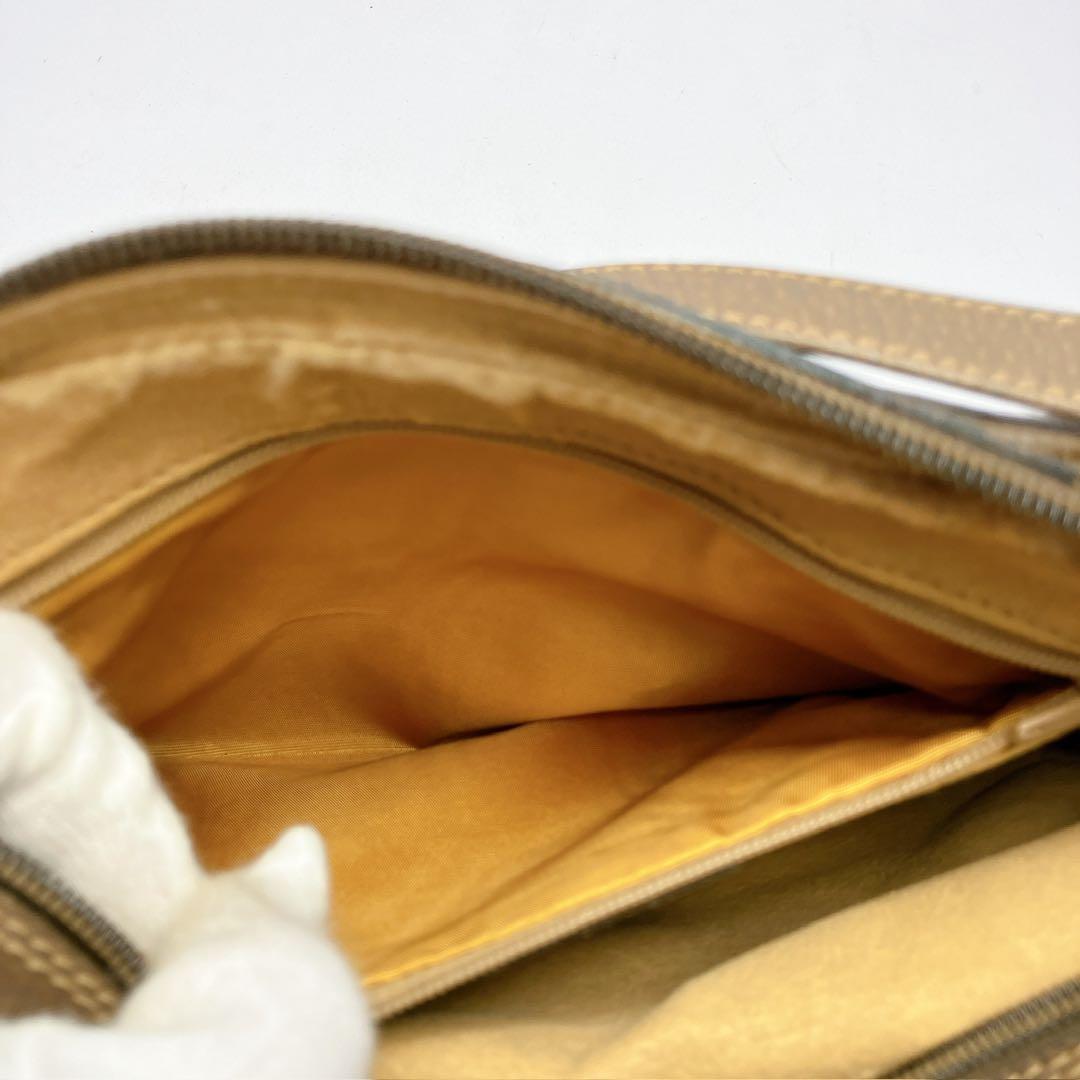 3336◯ GUCCI GGキャンバス ショルダーバッグ シェリーライン