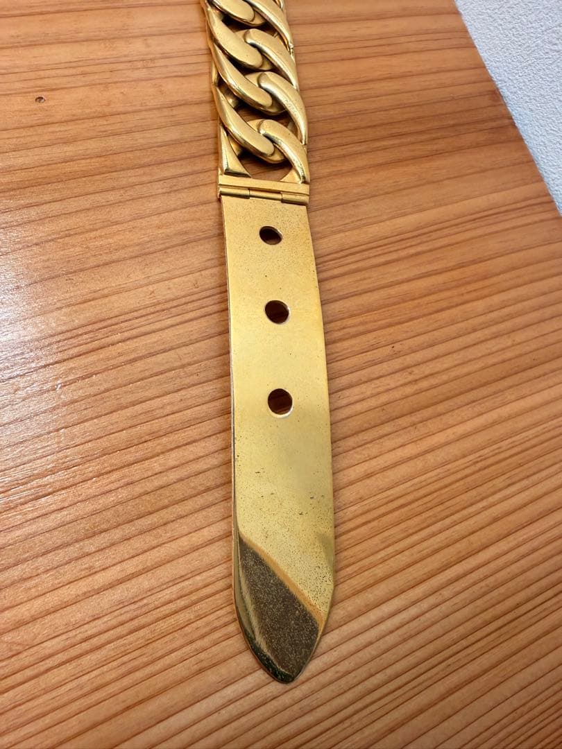 GUCCI グッチ チェーンベルト ゴールド イタリア製