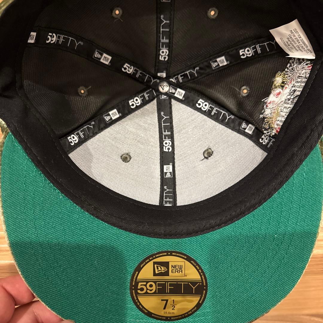 シュプリーム ニューエラ ボックスロゴ ベロア素材 7 1/2 美品