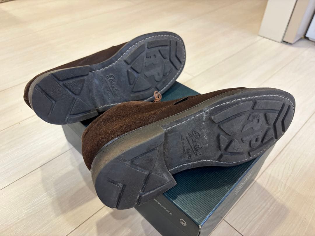 Paraboot GUERNY Chocolate Suede 6ハーフ