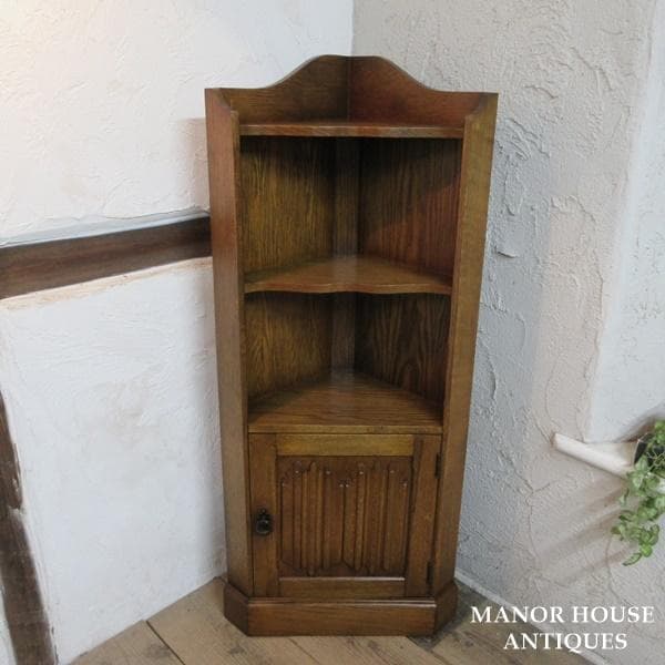 イギリス アンティーク 家具 コーナーキャビネット オープンラック 6081e