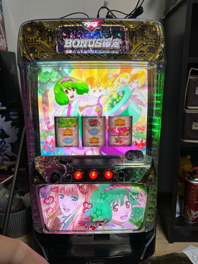 マクロス スロットマシン ボーナス確定