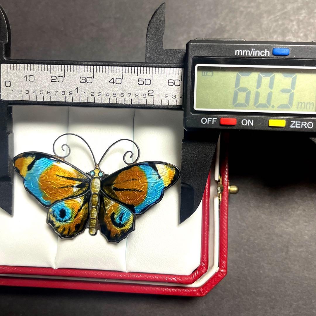 DAVID-ANDERSEN デビット アンデルセン 蝶ブローチ SV925