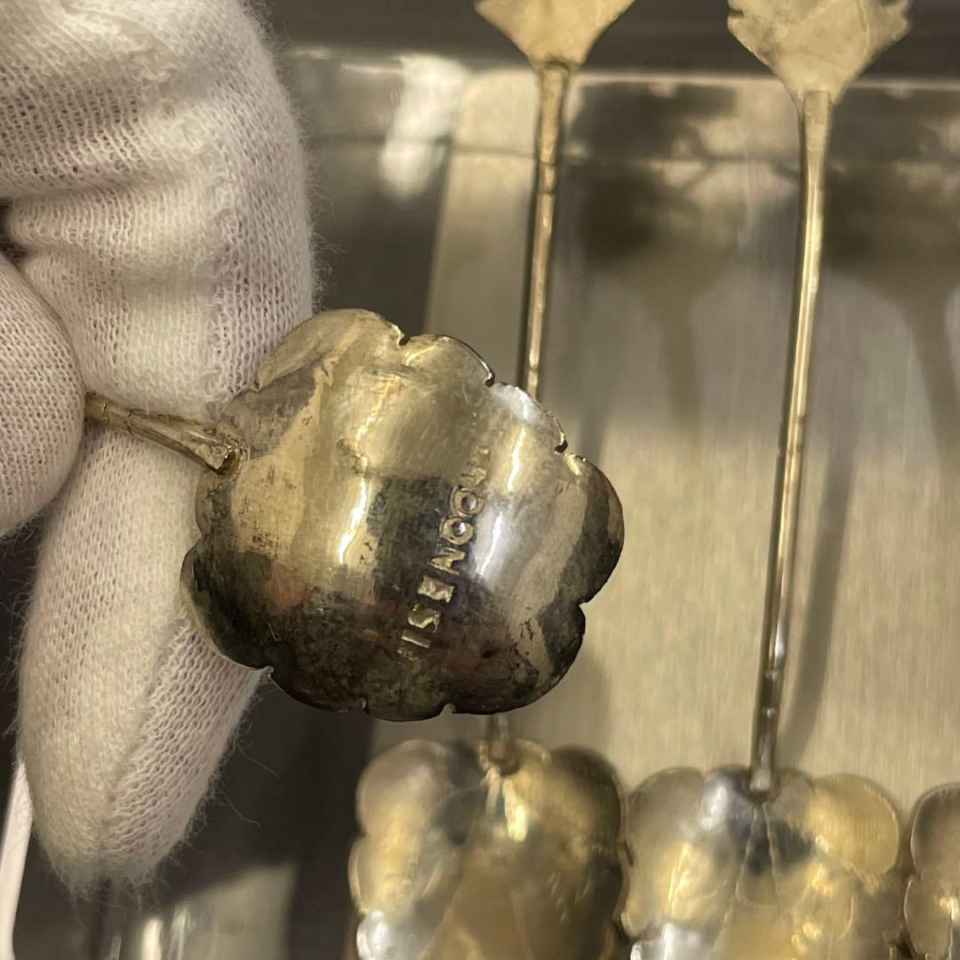 約53ｇ インドネシア シルバー製 スプーンセット SV Silver 銀