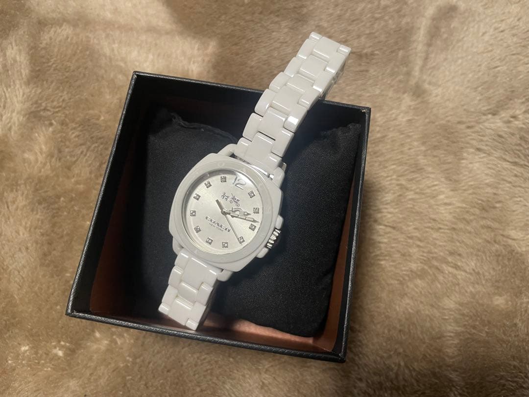 最終値下げ‼️ COACH 時計　新品　未使用　ホワイト