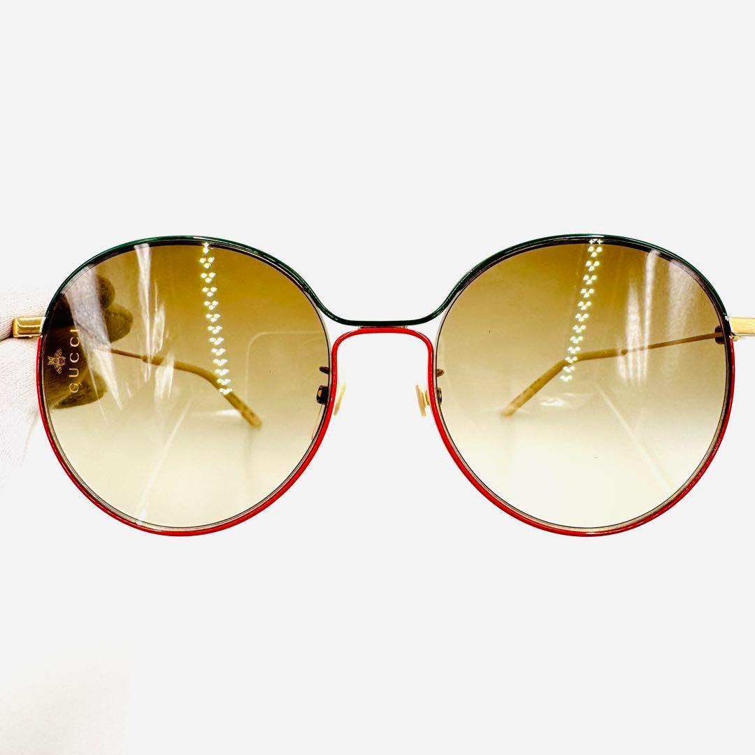 美品✨　グッチ　サングラス　正規品　シェリーライン　アニマリエ　ビー　GP　GG