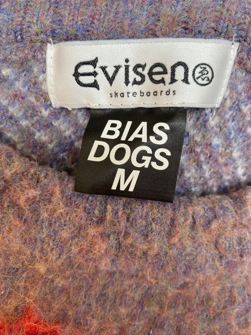 トップス Evisen skateboards x Bias dogs