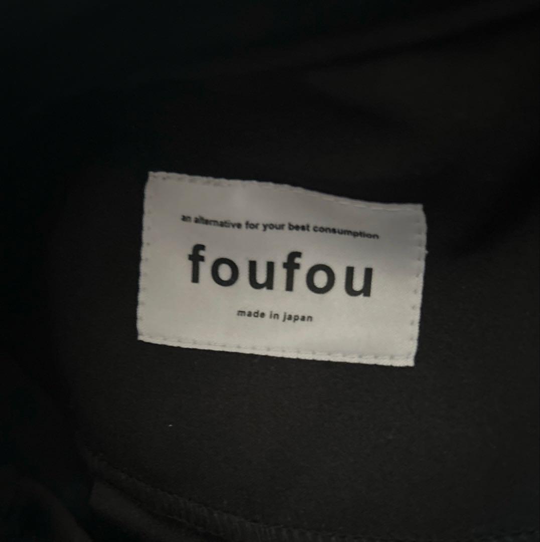 foufou ラウンドバイカラートロブラウス