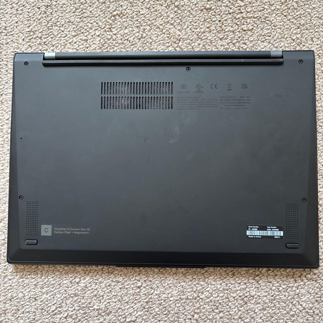 美品BT◎ ThinkPadX1CarbonGen10 i7/16GB/USキー
