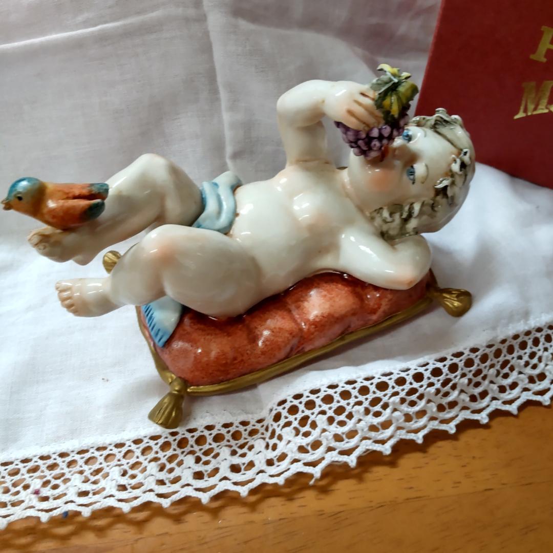 イタリア　エンゼル　飾りもの　置き物　秋