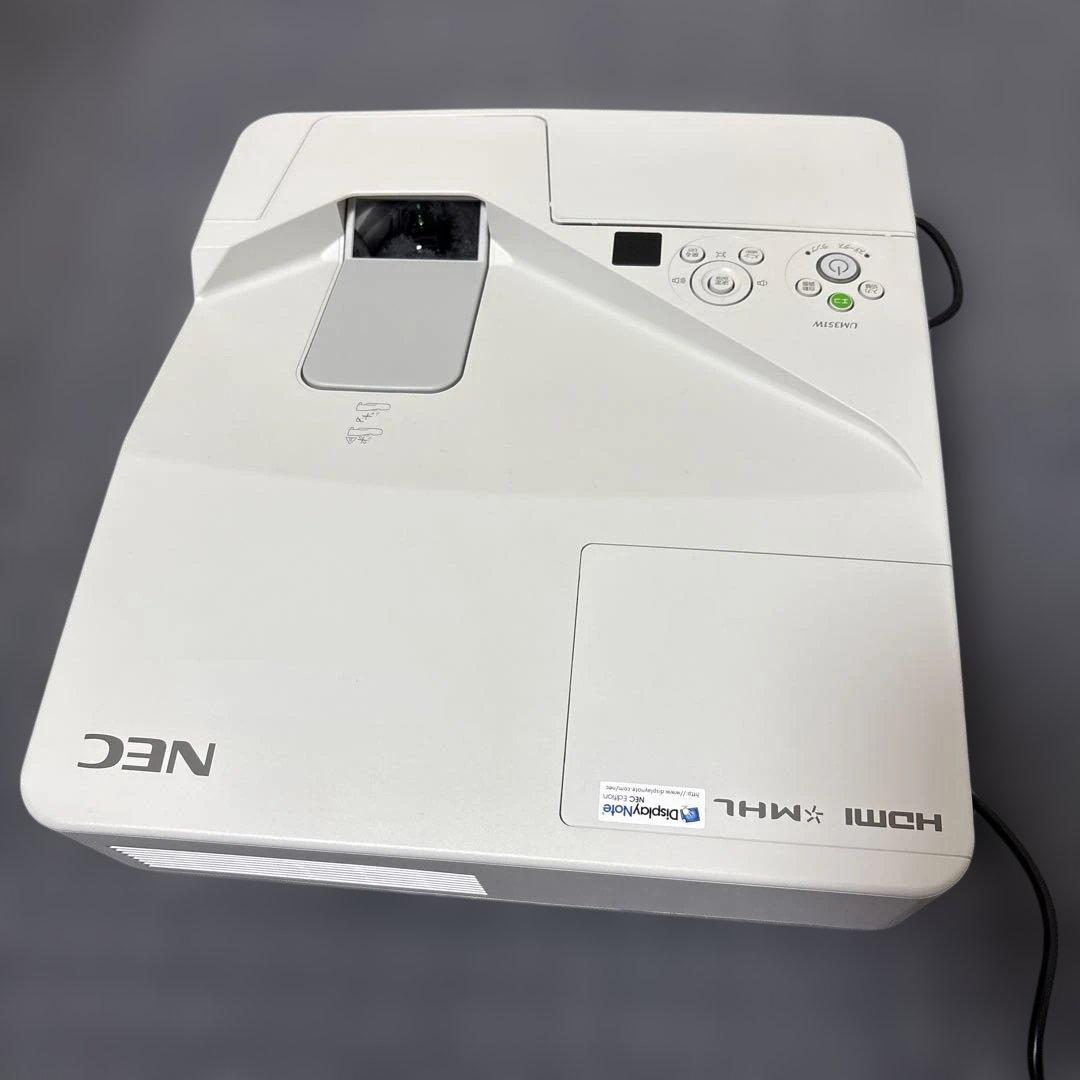 NEC プロジェクター　NP-UM351W ② ランプ時間266h