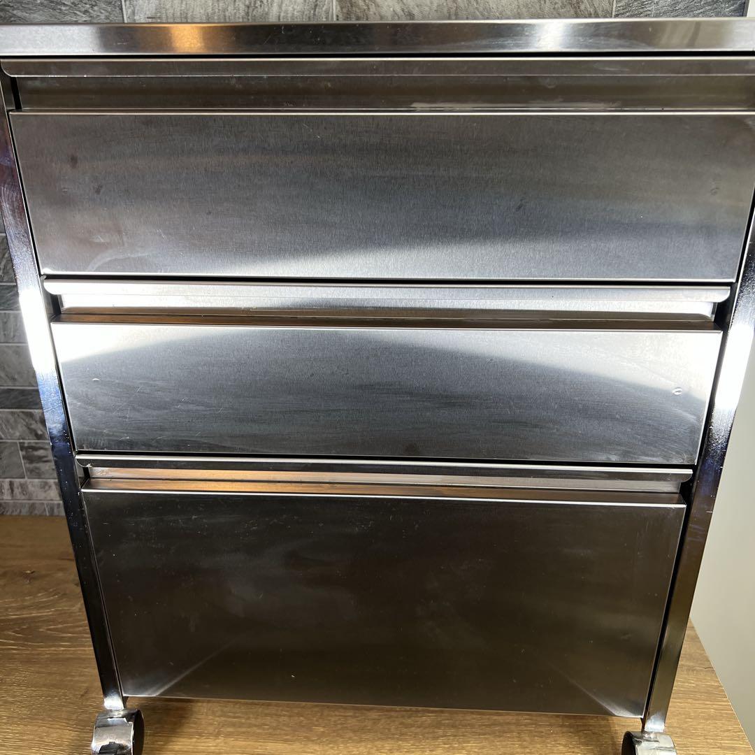 【希少】dinos　ディノス　ステンレスシンク下収納　引き出し収納　ワイドタイプ